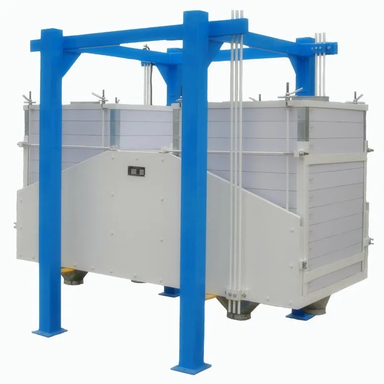 Small Double Bin Flour Sieve Double Compartment Plansifter Double Bin Plansifter Twin Flour Plan Sifter Used in Flour Mill
