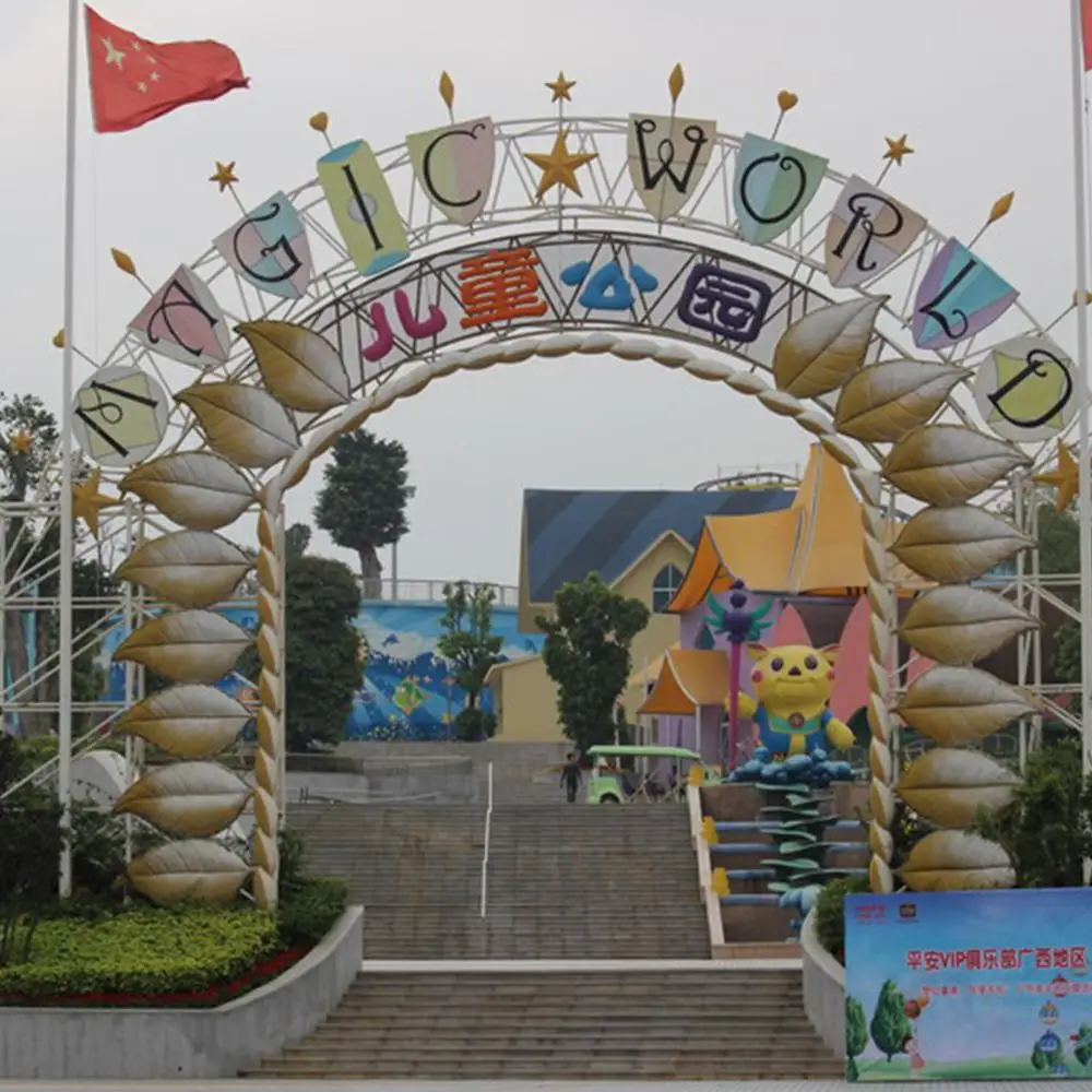 China Guangxi 30,000 Fiberglass Water Slide / Wave Pool / Family Water Playground Water Park