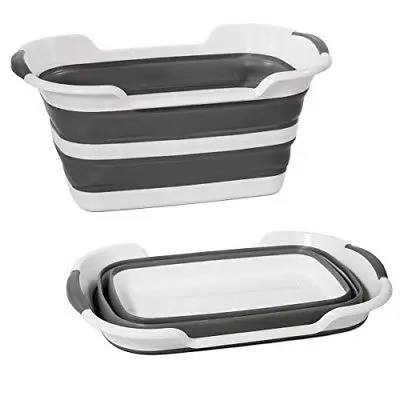 Source novedades 2023 folding laundry basket collapsible storage box  Plastic Silicone clothes dirty Foldable laundry storage basket on  m.