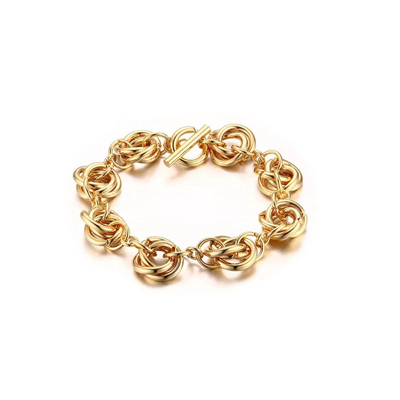 Unique Gold Dancing Diamond Bracelet 