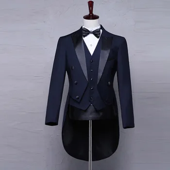 Latest Design Swallow- Tailed Pictures Of Men Wedding Coats Tuxedo ...