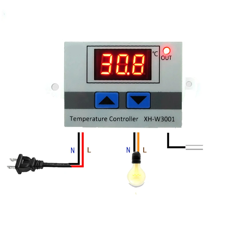 spade Vegen vluchtelingen Slimme Digitale Thermostaat Xh-w3001 W3001 Temperatuur Controller Led  Thermometer Thermo 220v Display Temperatuurregeling Schakelaar - Buy Slimme  Digitale Thermostaat Xh-w3001,Digitale Thermostaat,Digitale Display Temperatuur  Schakelaar Product on ...
