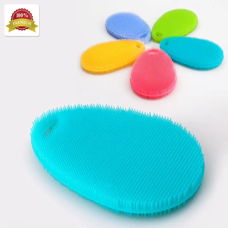 Dish Washer, Antibacterial Silicone Dish Scrubber Sponge Wholesale,Silicone Sponge Kitchen Brush Set