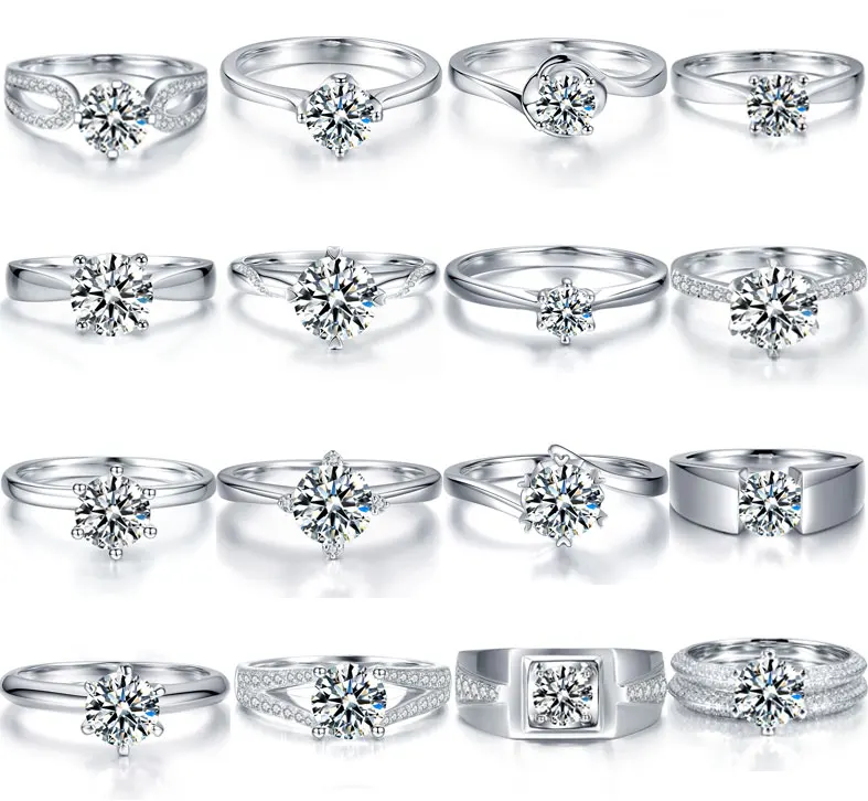 PLW0802R Bezel Setting 3 Grams White Gold Ring Design for Man with Cheap Price