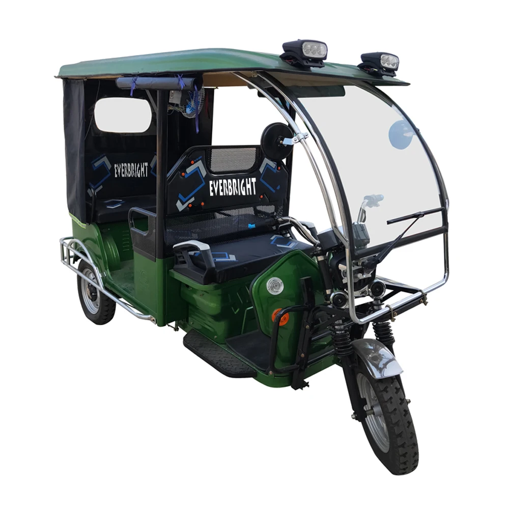 バングラデシュ向け48V800W乗客用大人用三輪車e人力車オートイージー