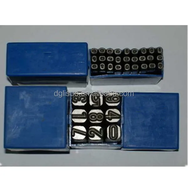 36PCS Number and Letter Punch Set with High Quality