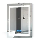 Rectangle Mirror Shape and Illuminated Feature LED Mirror with Bluetooth speaker