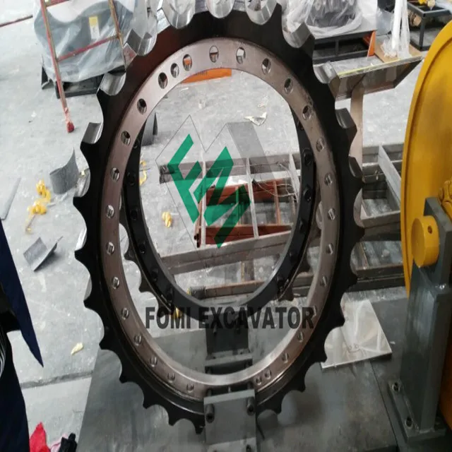 挖掘机上的 2404n427 sk160 最终驱动链轮