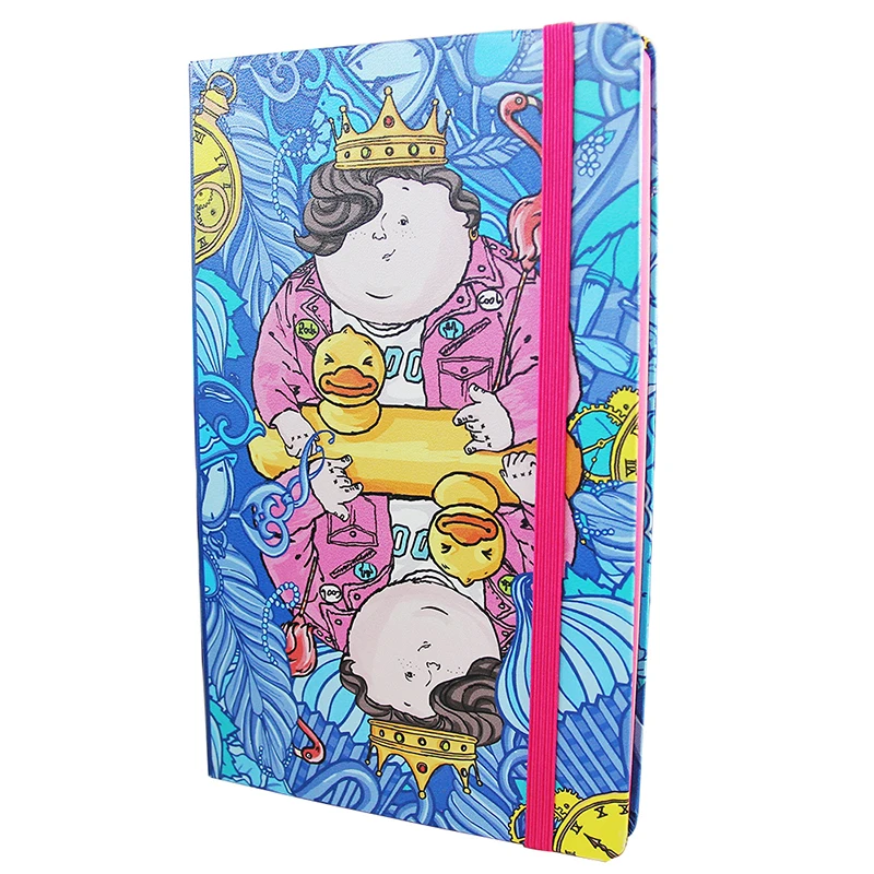LABON Wholesale Journal Coloring Page Bunny Hindi Adult Comics Cartoon Cover Fancy Diary A5 Notebook