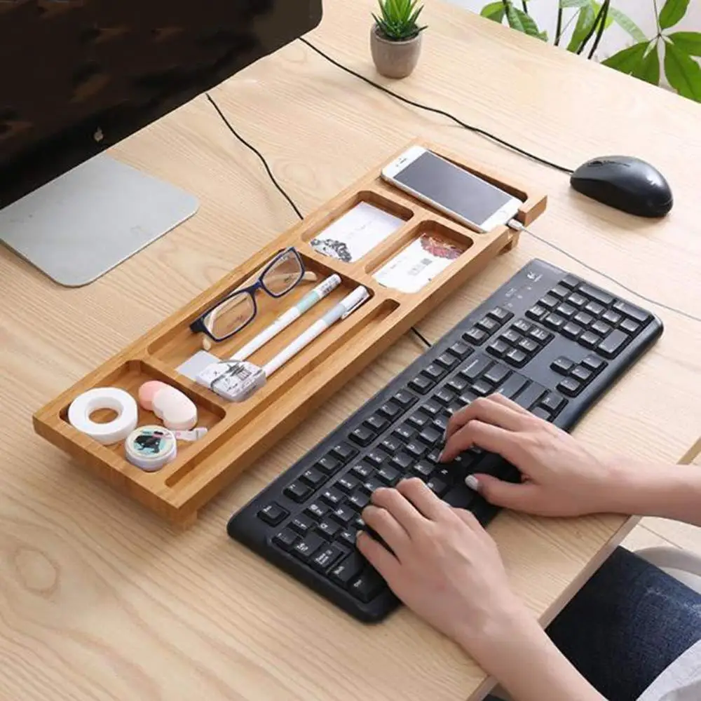 
 Дизайн «сделай сам», бамбуковый или деревянный органайзер для офисного стола  