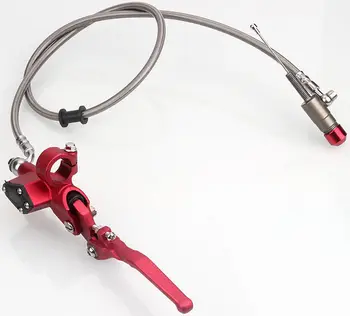 RED 7/8" 22mm Motorcycles Hydraulic Brake Clutch Lever Master Cylinder ATV