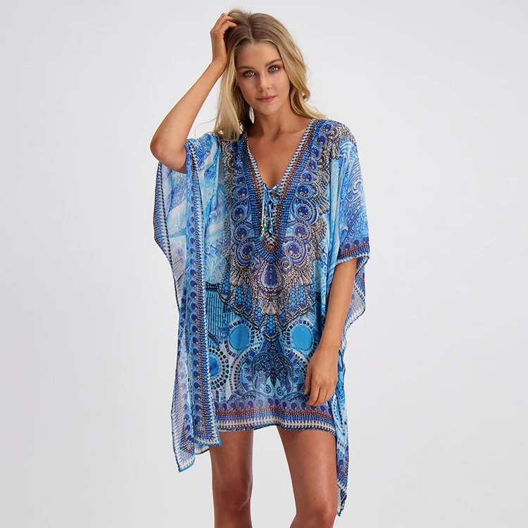 swimwear kaftan cover up