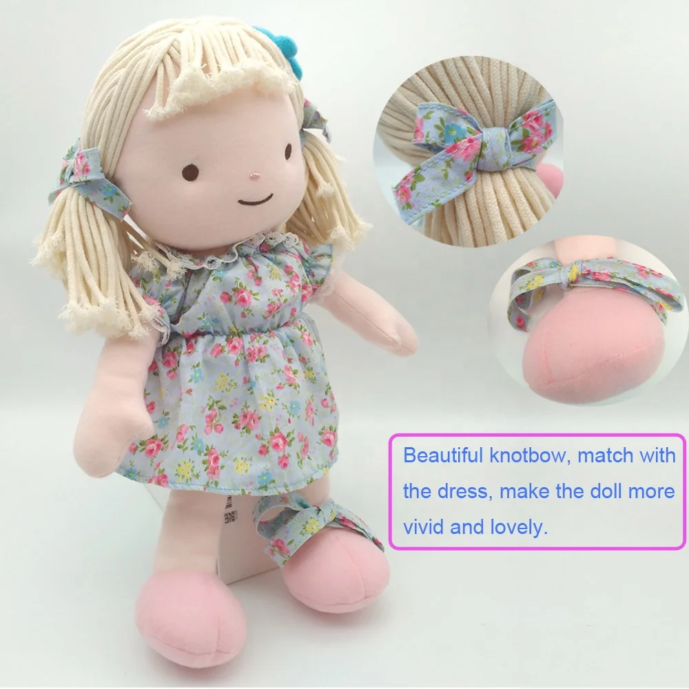 Icti Approved Toy Factory Personalized Cloth Dolls Stuffed Custom Plush Rag Doll