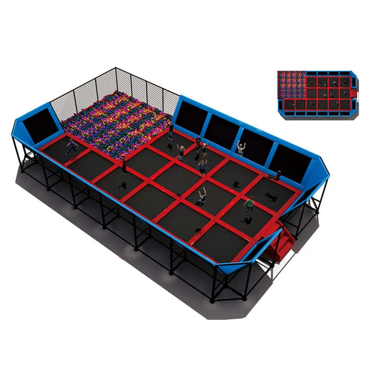 Высокая весенний батут со страховочной сеткой отказов дом коммерческих