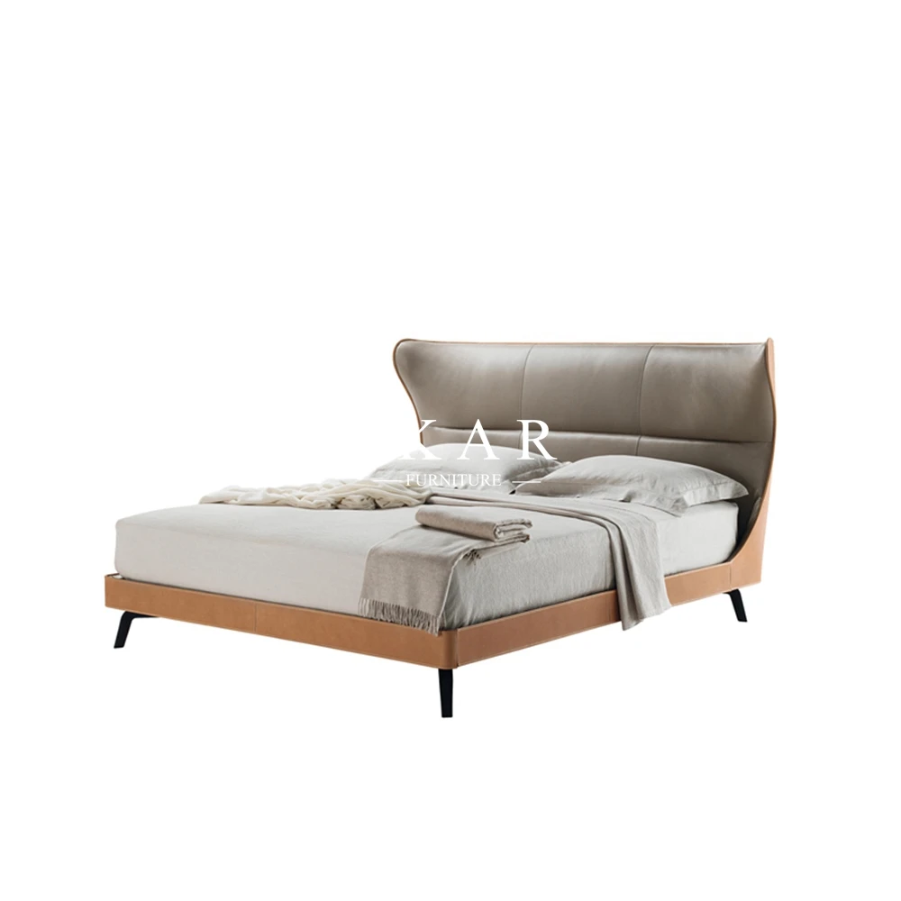 modern home furniture leather upholstery headboard