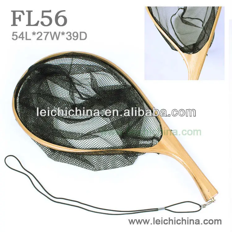 curve wooden handle fly fishing nylon