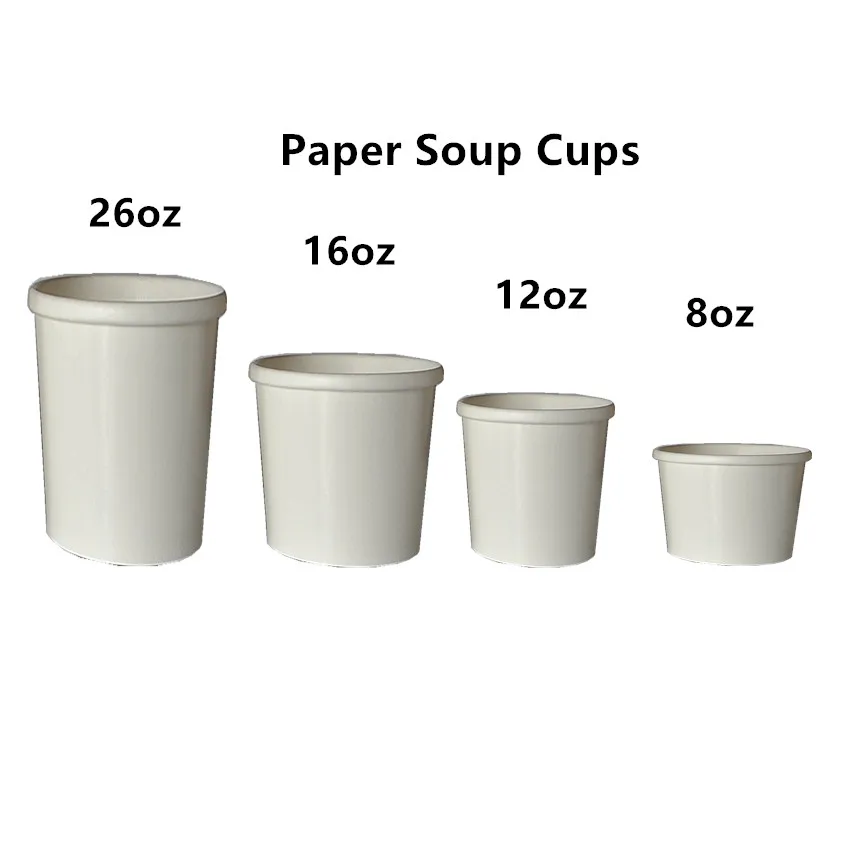 Custom Design Soup Takeaway Paper Bowl with Lid logo Printed Disposable Pasta for Take Away Fast Food Packing Bowls