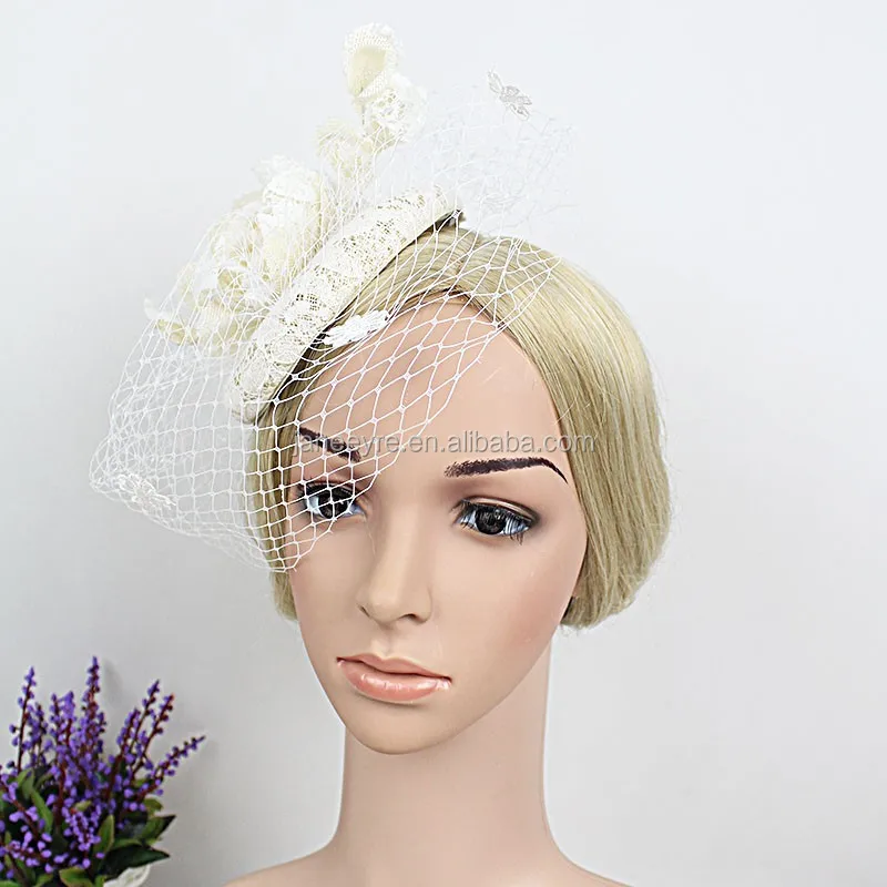 Diadema Vintage Con Velo E Piume - Accessorio Per Matrimoni E Feste - Foto 2