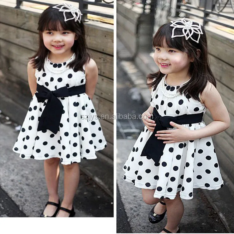 girls polka dot dress