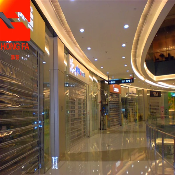Shop Crystal Lattice Polycarbonate Roller Shutter Door
