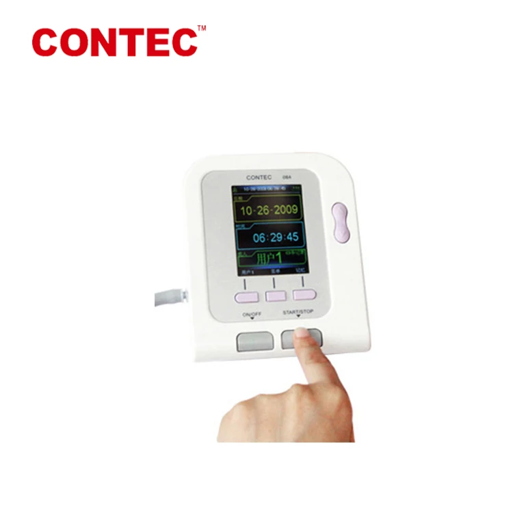 CONTEC08A высококачественный цифровой bt Амбулаторный прибор для измерения артериального давления