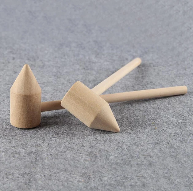 Wholesale Special Wooden Mallet Hammer Chinese Bamboo Wine Corkage Pointed