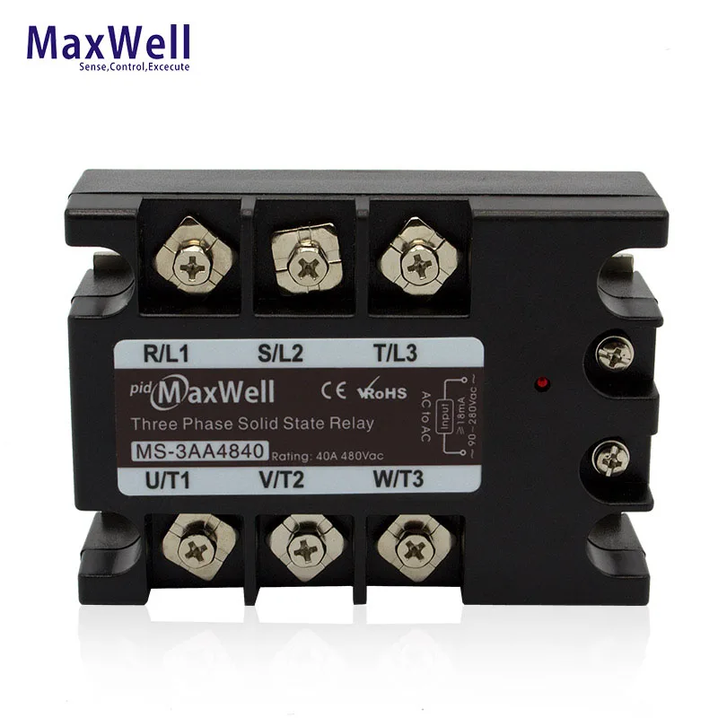 Maxwell MS-3AA4840 40amp ac 3 phase ssr