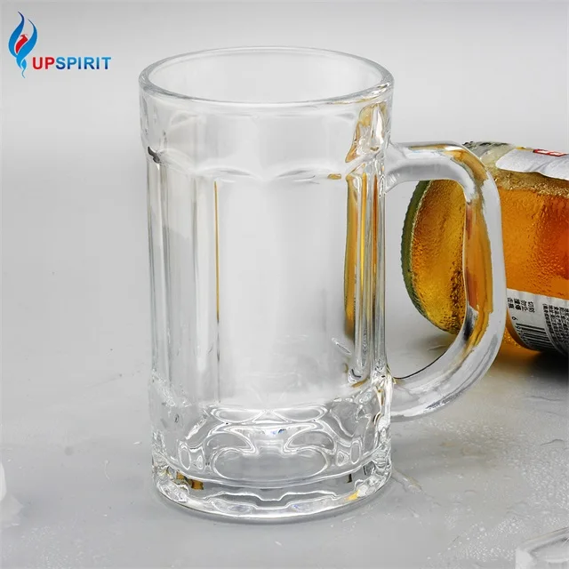 Upspirit Beer Glass Cup With Handle Bar Use Glasses Beer Mugs Drinking Cup  - Buy Beer Glass C,Glass Expresso Cups,Beer Mugs Drinking Cup Product on