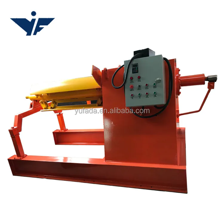 C&Z Machine Used 5T Manual Steel Coil Decoiler Equipment