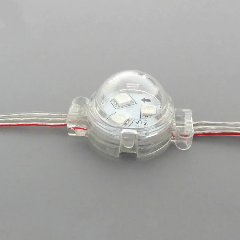 DMX WS2811 3 Points Rgb Pixel Led 30mm Led Pixel Point Light for Amusement Rides