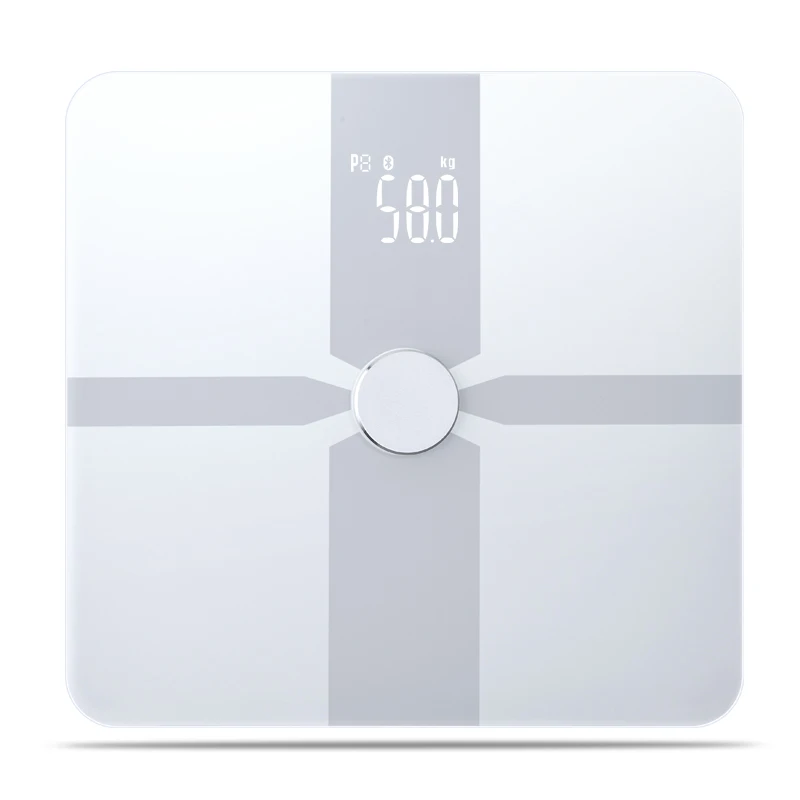 LED ITO APP Glass Smart Digital Bathroom Body Fat Analysis Personal Bluetooth Electronic Weighing Scale