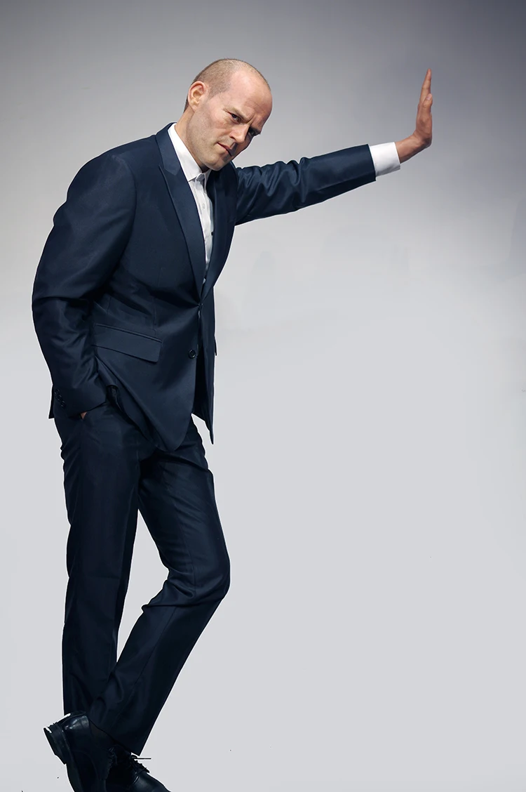 Super Realistic Movie Star Jason Statham Life Size Silicone Wax Statues