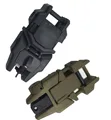 Tactical Hunting 2 pcs Noctilucent Folding Front Rear Flip Backup Sights Set Scope Mount Rifle Hunting