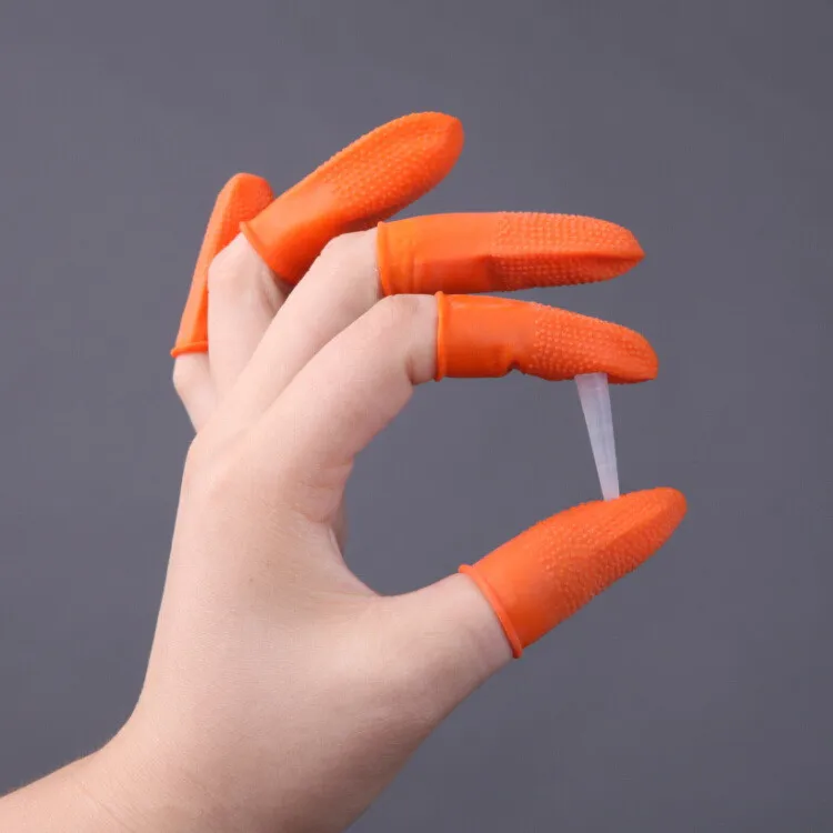 orange finger cots