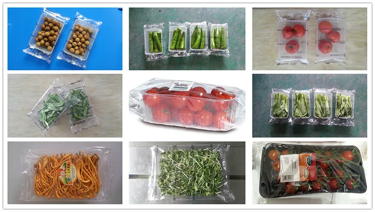 
 Упаковочная машина для подушек, овощей, фруктов, грибов, картофеля, перца  