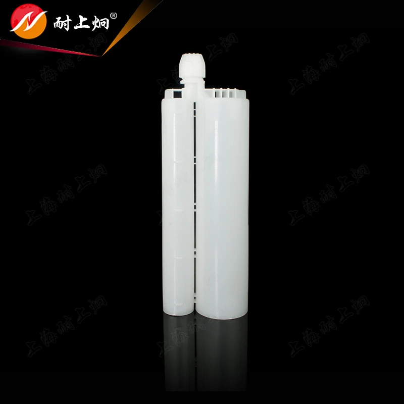 585ml Empty 3:1 Dual Epoxy Adhesive Cartridge Plastic Product for Chemical Anchoring