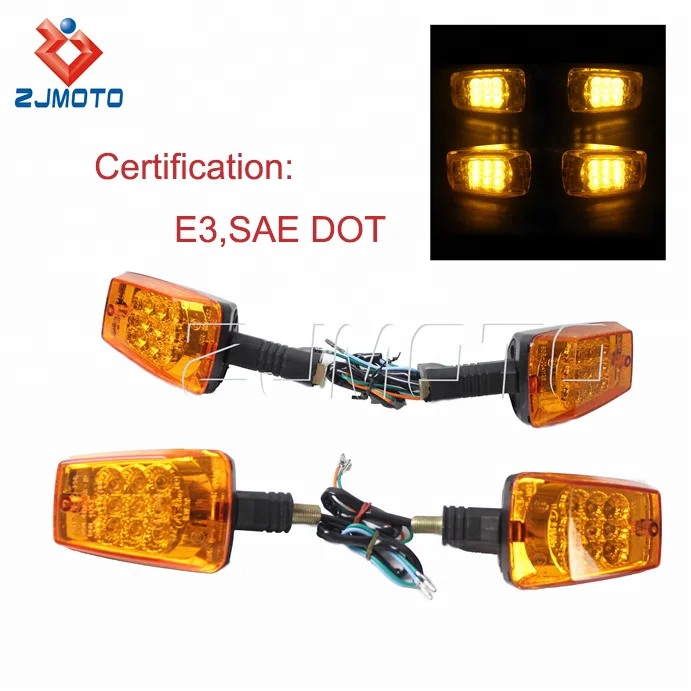 /'/'E3 SAE DOT/'/' Front Turn Signal Light Indicator Lamp For MZ ETZ 251 Motorcycle