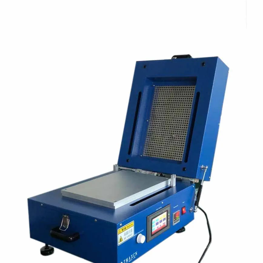 Coating Width 100 mm Touch Screen Heating and Dry Film Blade Coater For Lithium ion Battery