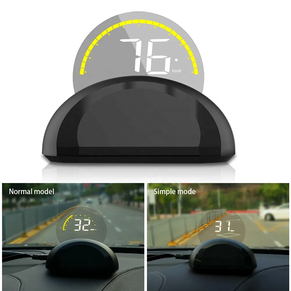 Wiiyii C700 Car HUD Head-up Display Windshield Projector OBD Digital Speedometer Display Speedometer Security Car Accessories