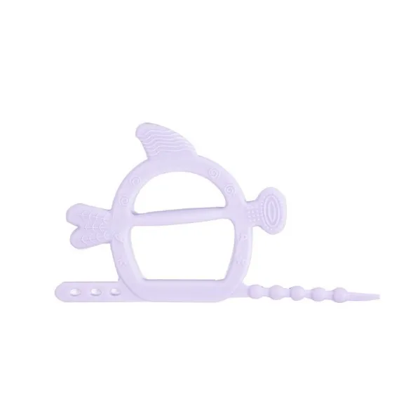 Новый дизайн, пищевой силикон, детская игрушка-прорезыватель для зубов, милый детский браслет-прорезыватель для зубов из бисфенола А