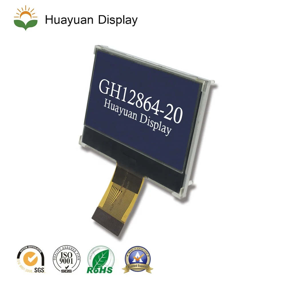 
Графический ЖК-дисплей 1,8 дюйма COG 128*64 FSTN ST7567R или совместимый драйвер IC промышленный ЖК-дисплей 