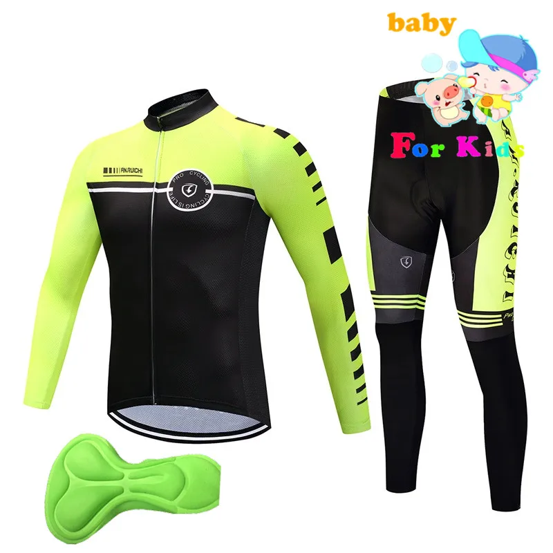 childrens long sleeve cycling jersey