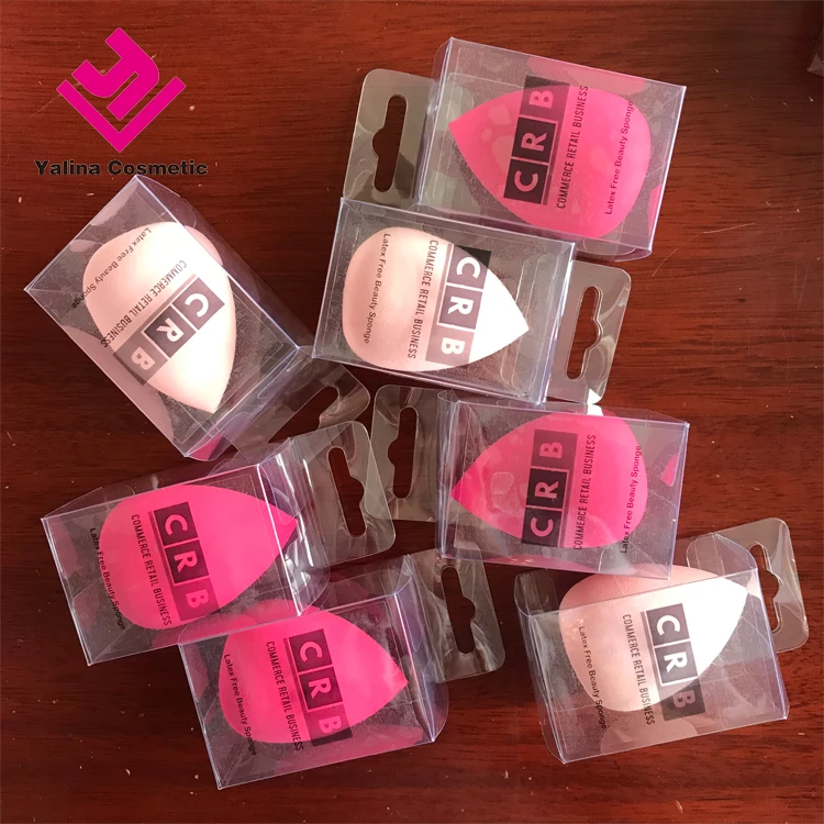 OEM Customizable Makeup Sponge Blender Beautiful Powder Puff Packaging Box for Beauty Products