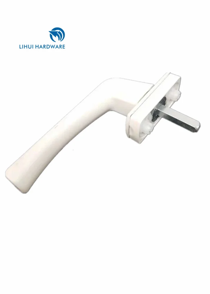 
 white aluminum accessories sliding upvc window usage handle lock  