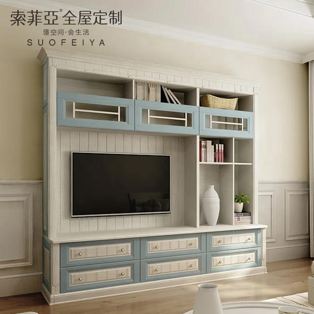 
Комплект Мебели SUOFEIYA для гостиной в средиземноморском стиле из МДФ 