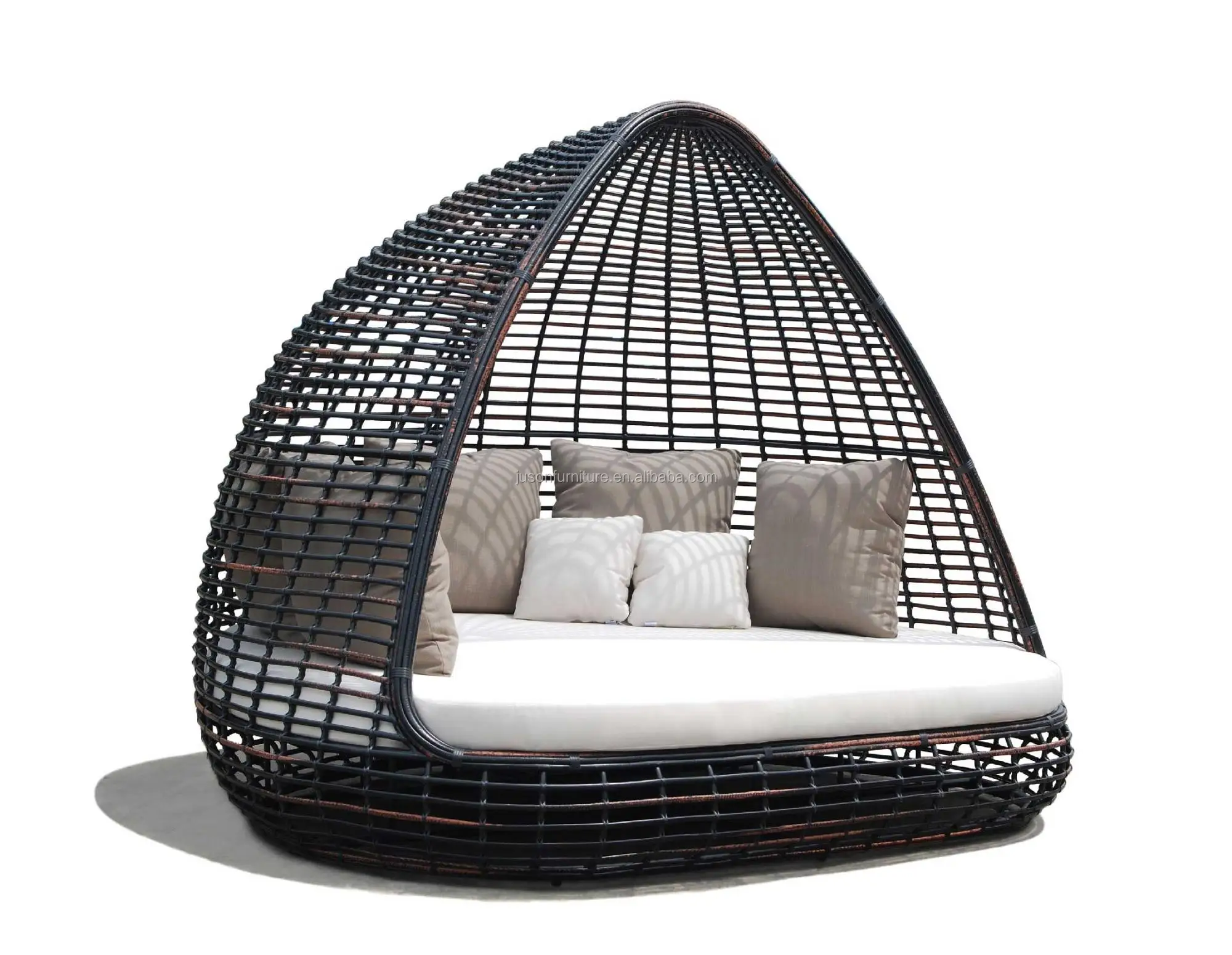 Home Patio Beach Thick Rattan Material Pyamidal Cocoon Shaped Chair Outdoor Wicker Daybed Buy Home Patio Beach Thick Rattan Material Pyamidal Cocoon Shaped Chair Outdoor Wicker Daybed