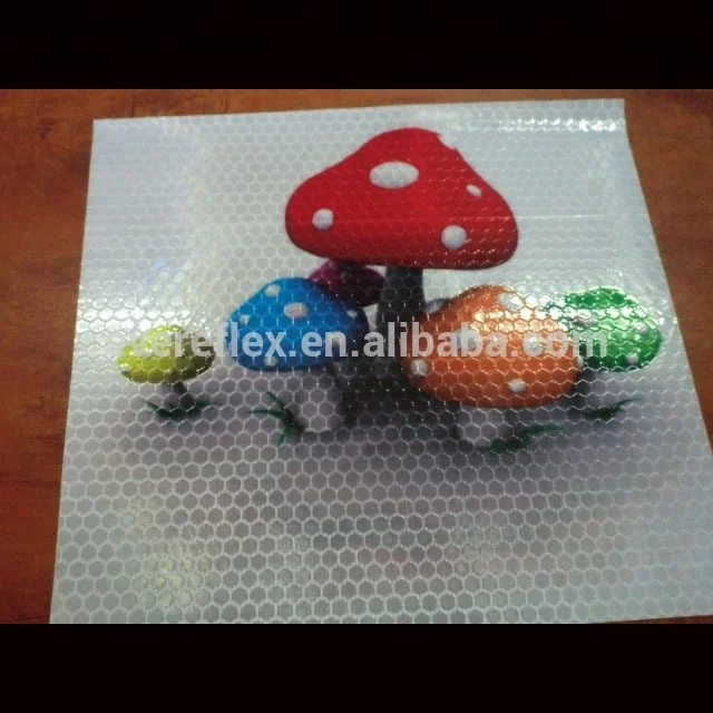 500DX500D Prismatic Reflective PVC Sheet Inkjet Printing Compatible Banner Material