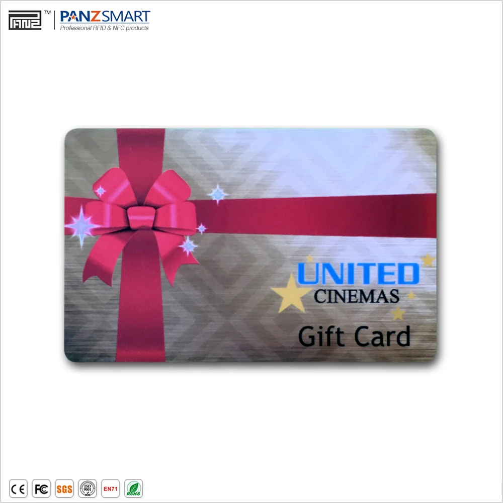 
 ПВХ материал на заказ, бесплатный подарок, карточка play store с RFID магнитной полосой, штрих-код  