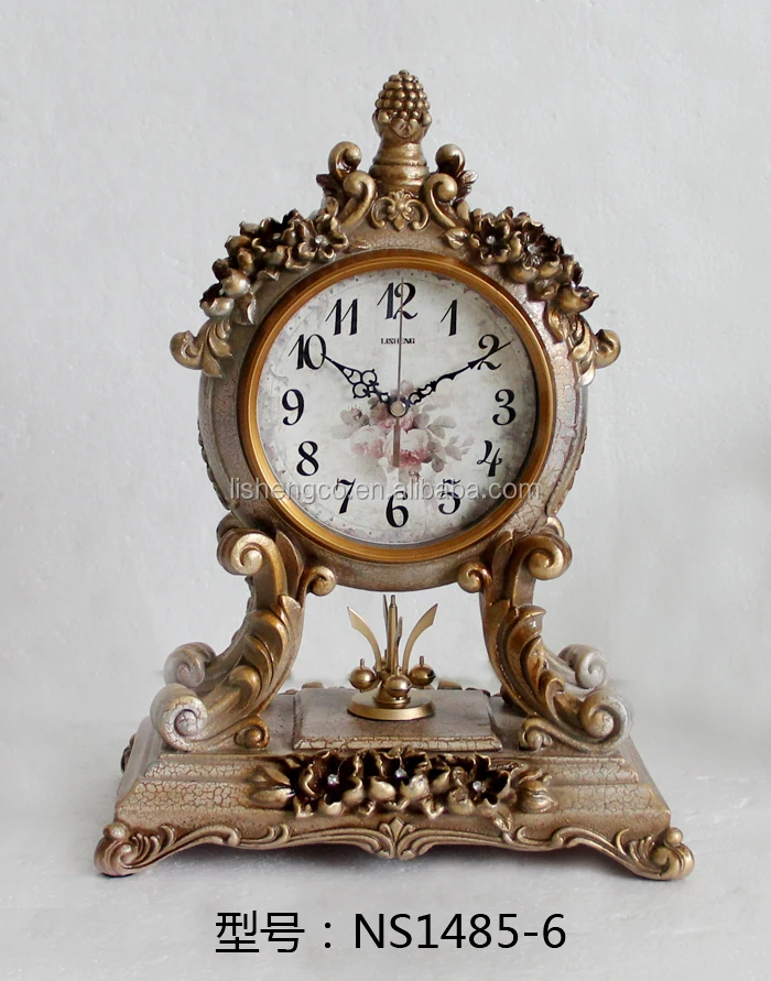 2016 Classic Antique Table Clock Customize Table Clock Quartz Desk Clock