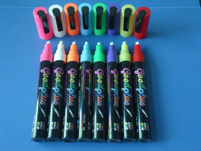 Цветные чернила и маркеры жидкий